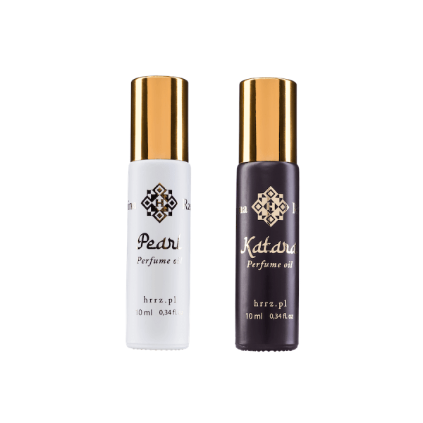 Perfumy arabskie w olejku Pearl 10ml + Katara 10ml